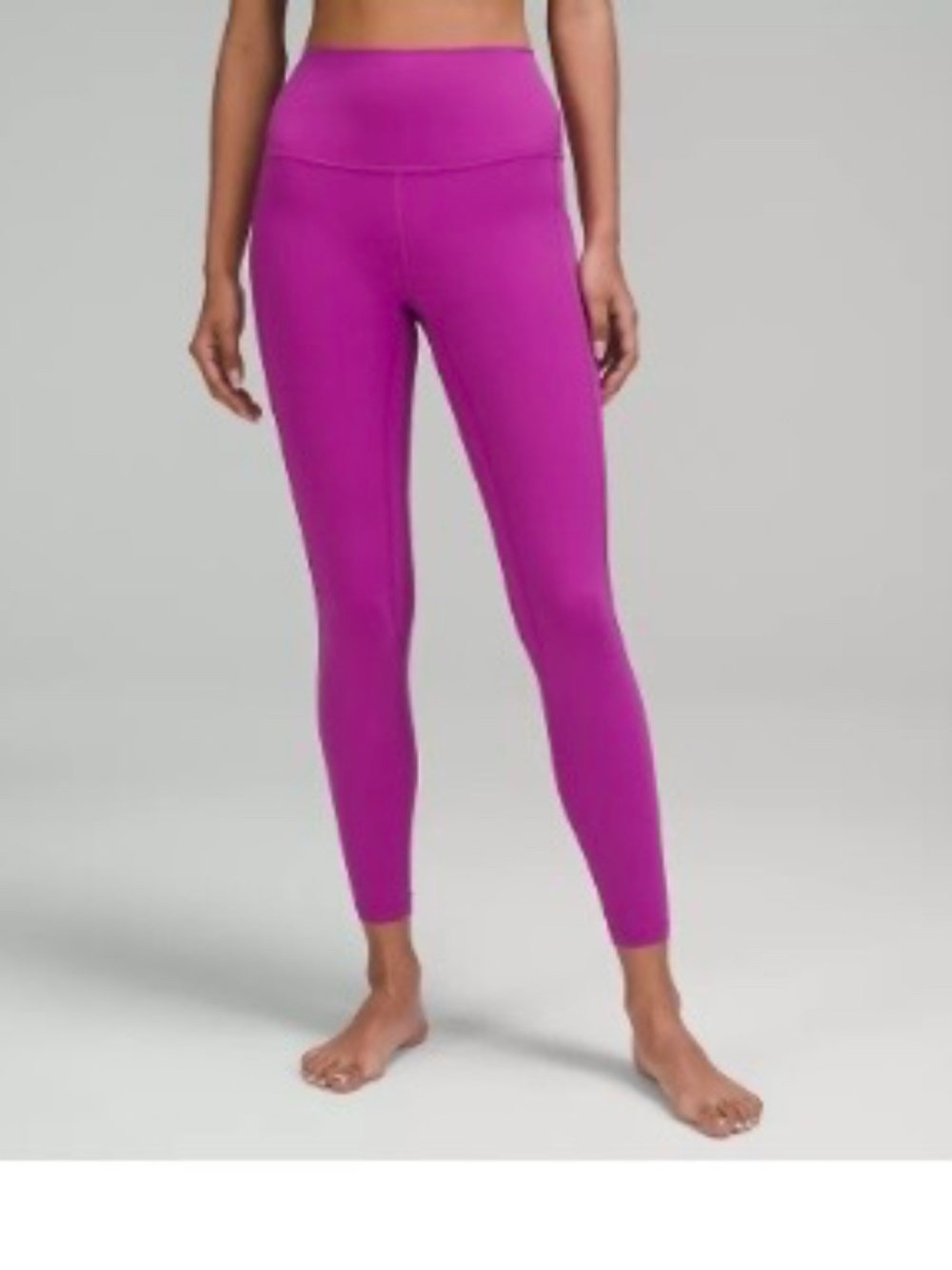 Lululemon align high rise pant with pockets 25” in vivid plum NWT size 2